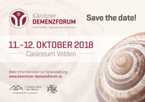 Save the date: Demenzforum 2018